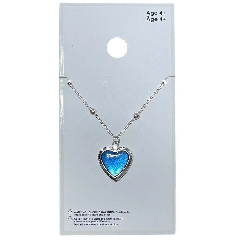 Kids Heart Necklace Bundle Lockets and Best Friends Forever Split Hearts‎ 4ct
